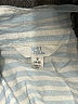 Time and Tru 100% Rayon Stripes Blue Short Sleeve Blouse Size S - photo 7
