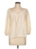 Max Studio 100% Cotton Ivory 3/4 Sleeve Blouse Size L - photo 1