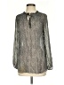 Calypso St. Barth 100% Silk Gray blouse Size XS - photo 1