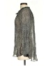 Calypso St. Barth 100% Silk Gray blouse Size XS - photo 5