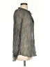 Calypso St. Barth 100% Silk Gray blouse Size XS - photo 4