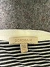 Bordeaux Stripes Black 3/4 Sleeve Top Size S - photo 7