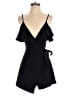 Blue Blush Solid Black Romper Size S - photo 1