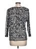 Ruby Rd. 100% Polyester Silver 3/4 Sleeve Top Size L - photo 2