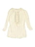 Bonpoint 100% Cotton Ivory 3/4 Sleeve Blouse Size 8 - photo 1