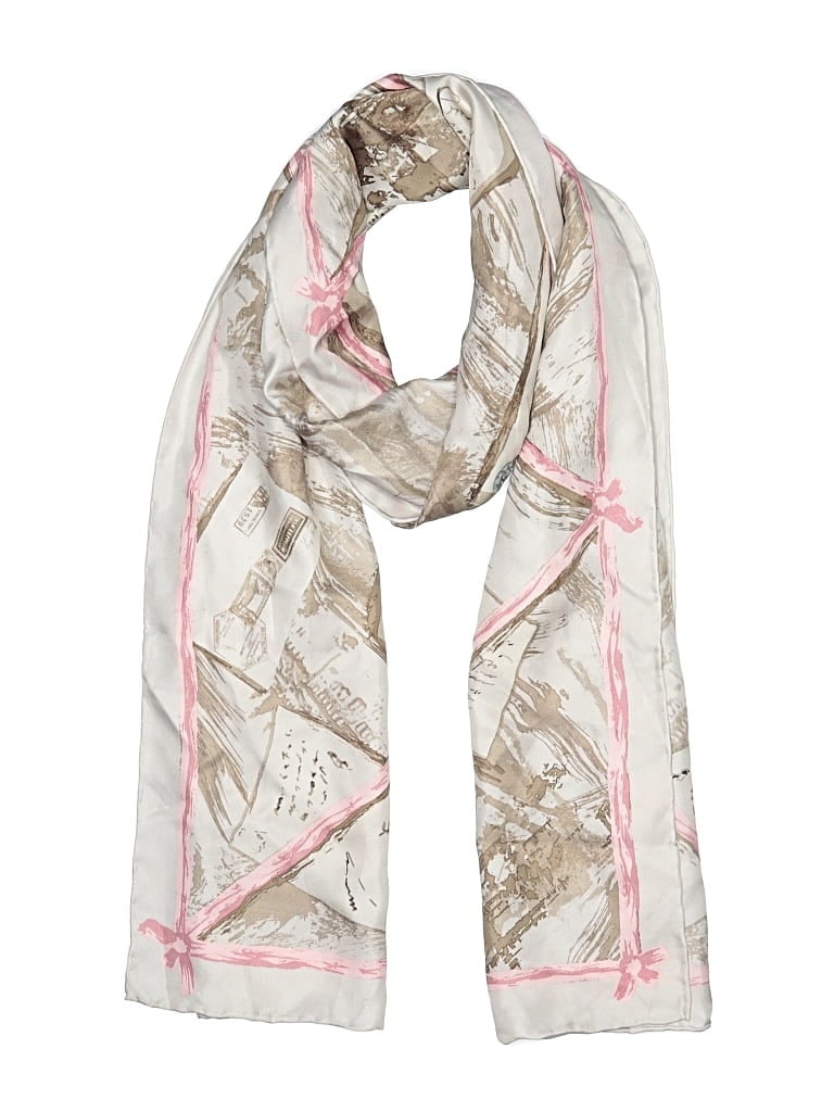 Pre-owned Talbots Silk Scarf In Pink