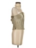 Shein 100% Polyester Tan Sleeveless Blouse Size XXS - photo 4
