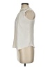 Ann Taylor LOFT 100% Polyester Ivory Sleeveless Blouse Size XXS - photo 5