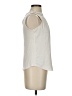 Ann Taylor LOFT 100% Polyester Ivory Sleeveless Blouse Size XXS - photo 4
