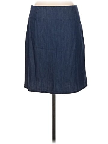 Agnes B. Denim Skirt (view 2)