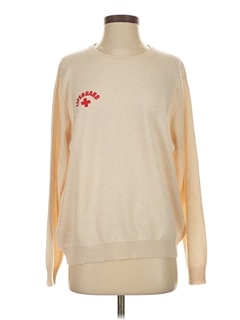 Pre-owned Jumper 1234 Cashmere Pullover Sweater In Tan
