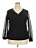 Unbranded Black Long Sleeve Blouse Size XXL - photo 1
