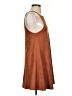 Wishlist Solid Brown Casual Dress Size S - photo 4
