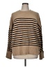 Unbranded 100% Polyester Stripes Tan Pullover Sweater Size XL - photo 1