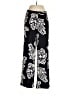 Assorted Brands Print Black Casual Pants Size M - photo 1