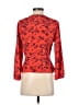 Topshop 100% Polyester Red 3/4 Sleeve Blouse Size 6 - photo 2