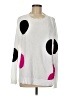 Planet By Lauren G Polka Dots White Pullover Sweater One size - photo 1