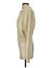 Zara Solid Ivory Turtleneck Sweater Size S - photo 5