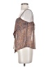 Love, Audrey 100% Polyester Brown Orange Sleeveless Blouse Size S - photo 5