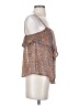 Love, Audrey 100% Polyester Brown Orange Sleeveless Blouse Size S - photo 4
