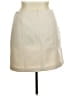Ann Taylor 100% Polyester Solid Ivory Casual Skirt Size 14 - photo 2