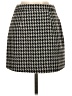 Express Houndstooth Black Casual Skirt Size 0 - photo 2
