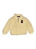 Zara 100% Polyester Gold Ivory Coat Size 3-4y - photo 1