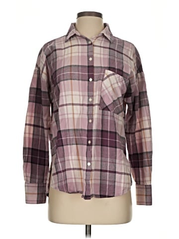 Ann Taylor LOFT Outlet Long Sleeve Button-Down Shirt (view 1)