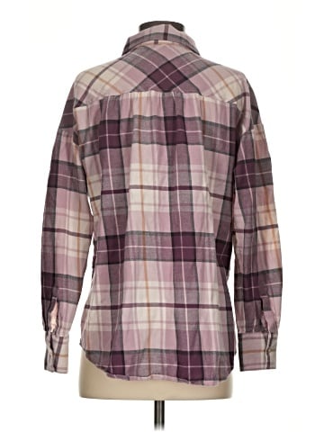 Ann Taylor LOFT Outlet Long Sleeve Button-Down Shirt (view 2)