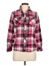 Browning 100% Cotton Plaid Pink Long Sleeve Button-Down Shirt Size M - photo 1
