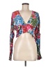 S/W/F 100% Rayon Pink 3/4 Sleeve Blouse Size M - photo 1