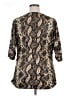 Touch Me Brown 3/4 Sleeve Blouse Size XL (estimated) - photo 2