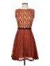 Gemma Crus 100% Polyester Brown Cocktail Dress Size S (estimated) - photo 1