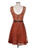 Gemma Crus 100% Polyester Brown Cocktail Dress Size S (estimated) - photo 2