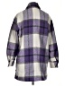 elevenparis. Plaid Purple Coat Size XS - photo 2