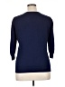 Caslon 100% Cotton Blue Cardigan Size XL - photo 2