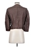 Illia 100% Leather Brown Jacket Size 2 - photo 2