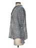 Joe Fresh 100% Cotton Tweed Gray Long Sleeve Button-Down Shirt Size S - photo 5