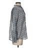 Joe Fresh 100% Cotton Tweed Gray Long Sleeve Button-Down Shirt Size S - photo 4