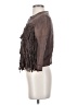 Illia 100% Leather Brown Jacket Size 2 - photo 5