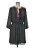 Daniel Rainn 100% Polyester Chevron-herringbone Black Casual Dress Size M - photo 1
