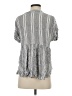 Thread & Supply 100% Rayon Gray Short Sleeve Blouse Size S - photo 2