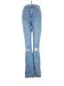 Zara Hearts Blue Jeans Size 4 - photo 1