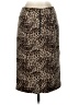 Alfani Animal Print Brown Casual Skirt Size 2 - photo 2