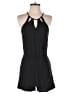 Aeropostale 100% Rayon Solid Black Romper Size S - photo 1