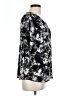 Apt. 9 100% Polyester Floral Black 3/4 Sleeve Blouse Size L - photo 4
