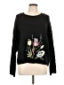Ted Baker London Floral Black Pullover Sweater Size L - photo 1