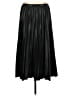 Ann Taylor LOFT 100% Polyester Metallic Black Green Formal Skirt Size 12 - photo 2