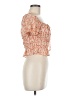 Forever 21 100% Polyester Orange Short Sleeve Blouse Size M - photo 4