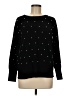 Cable & Gauge Polka Dots Black Pullover Sweater Size M - photo 1